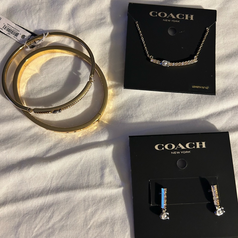 Coach Jewelry Bundle New with Tags